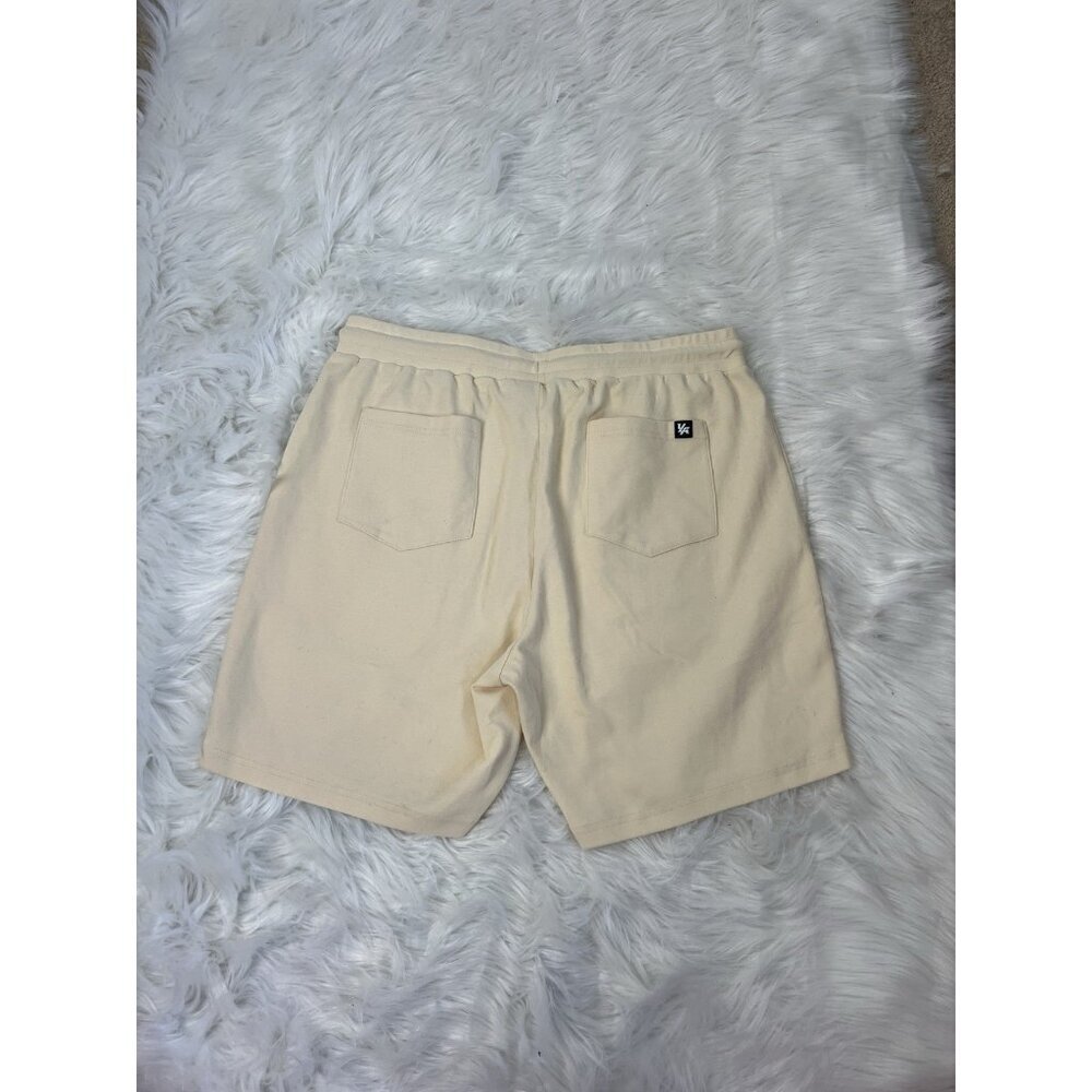 YoungLA Perfect Shorts 118 Men’s 2X Cream White Athletic Sweats Pockets 5” NWT - Picture 2 of 10